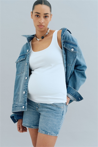 Джинсовые шорты MAMA 1255694005