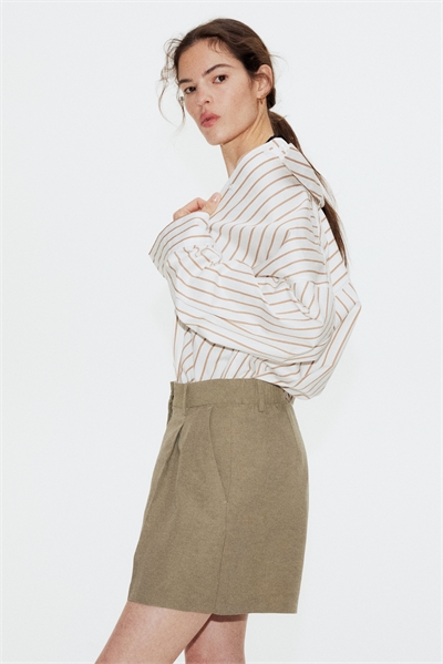 Шорты из льняной смеси 1259174005