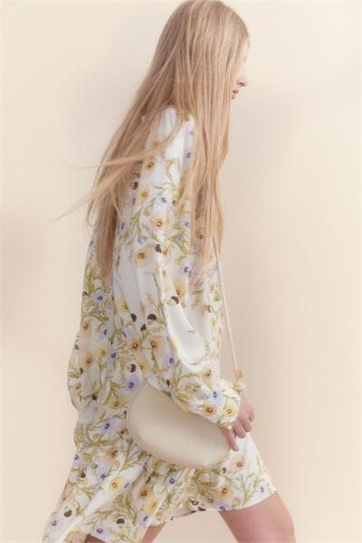 Платье из вискозы с узором 1265602005