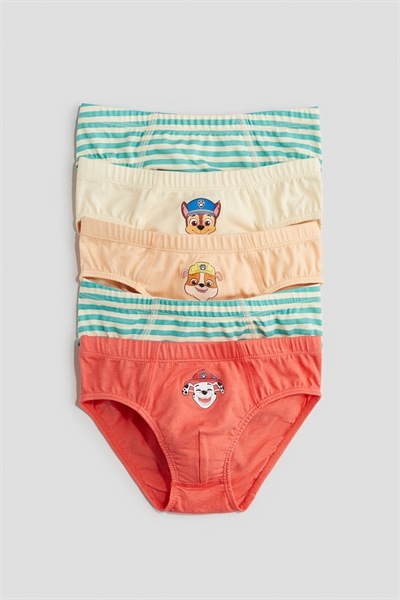 Трусы для мальчиков с принтом в упаковке из 5 штук 0962863044