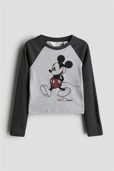 Топ из джерси с принтом и мотивом 1246177004