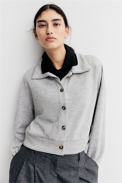 Кардиган с воротником 1267937003