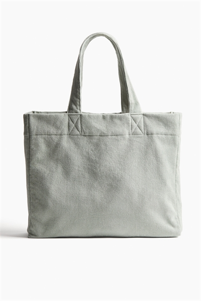 Хлопковая махровая пляжная сумка 1219441006