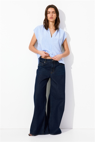 Блузка с воротником-бантом 1260350002