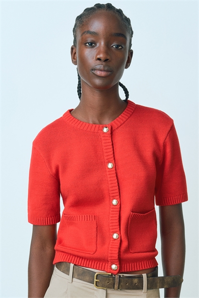 Кардиган с короткими рукавами 1277540001