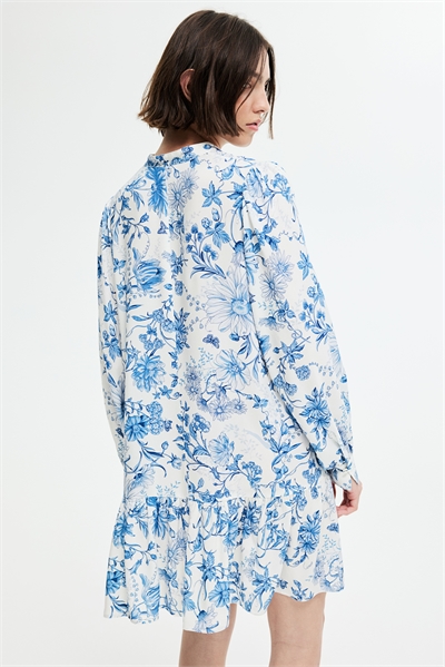 Платье из вискозы с узором 1265602003