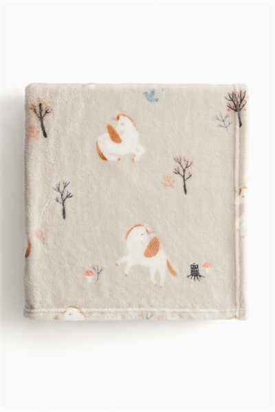 Одеяло из узорчатого флиса 0995539051