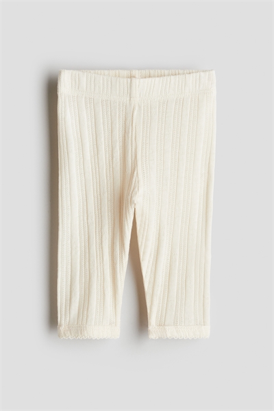 Леггинсы из хлопкового джерси с пуантелью 1243418002