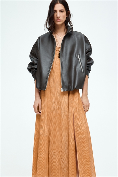 Шифоновое платье на бретелях 1289932001