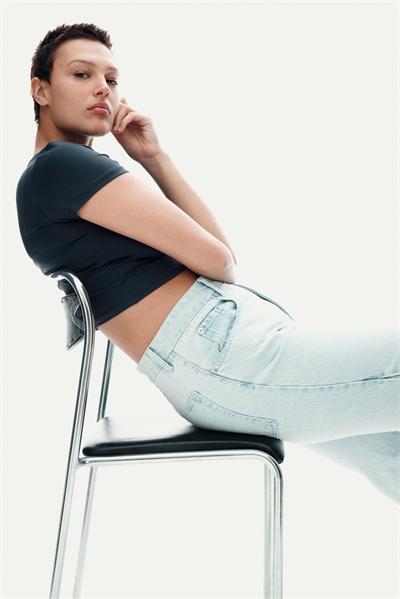 Облегающая футболка из микрофибры 1277836002