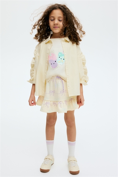 Юбка с отделкой воланами 1276794006