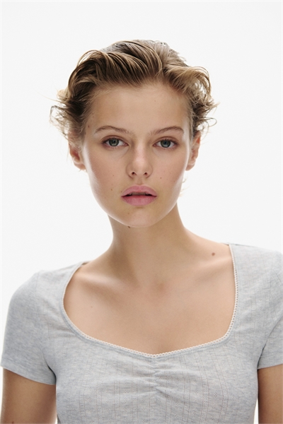 Футболка с отделкой пико 1272517003