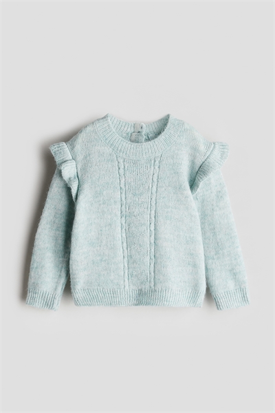 Джемпер с отделкой воланами 1251902002