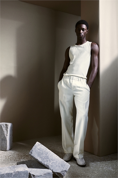 Майка Slim Fit в рубчик 1265869001