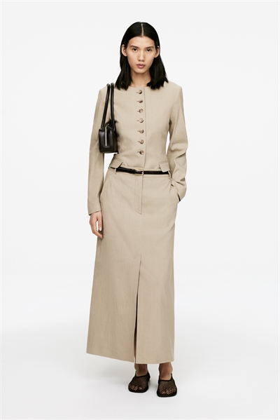 Юбка из хлопка и льна 1273662001