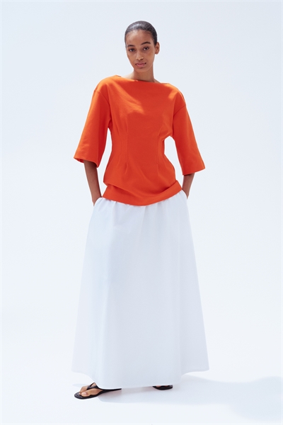 Футболка с заниженной талией 1274577004