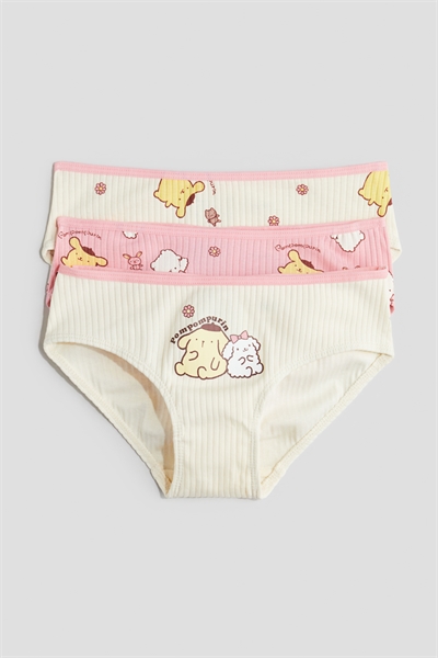 Трусы из хлопка с принтом из 3 комплектов 1260145001