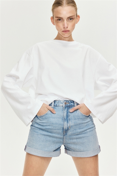 Джинсовые шорты Mom Ultra High 1204752008