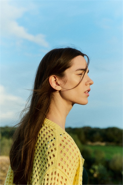 Кардиган из дырчатой вязки 1264267001