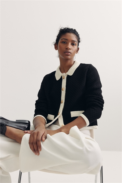 Кардиган фактурной вязки 1281087001