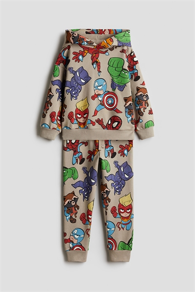 Комплект из 2 частей толстовки с принтом 1152196008