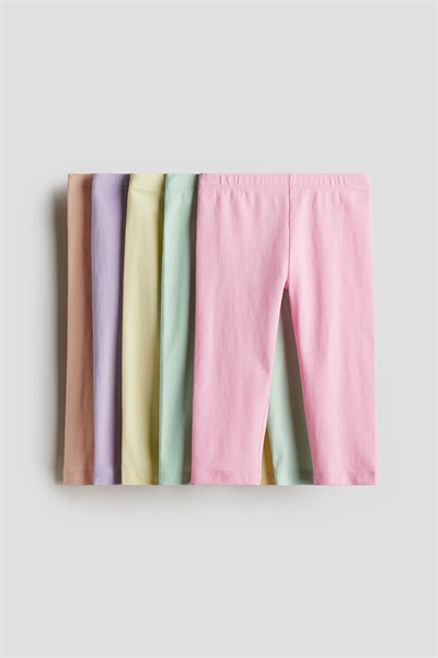 Хлопковые леггинсы-капри в упаковке из 5 штук 0840933022