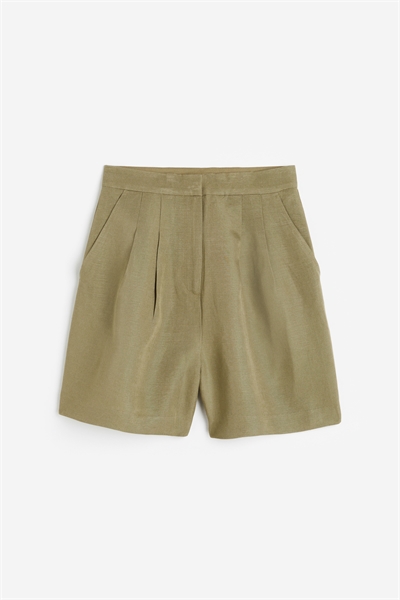 Шорты из льняной смеси 1158128003