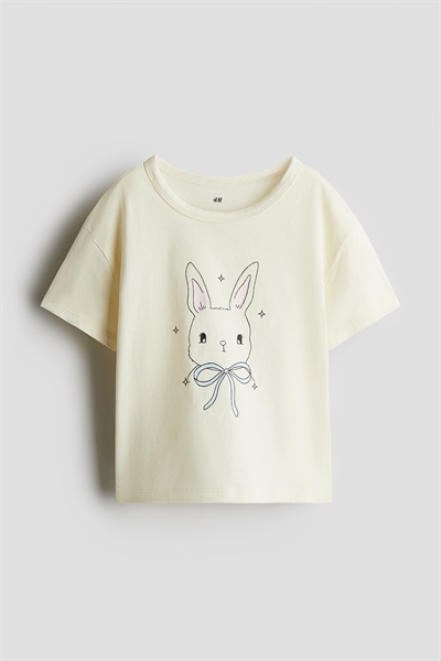 Топ из принтованного трикотажа 1276711005