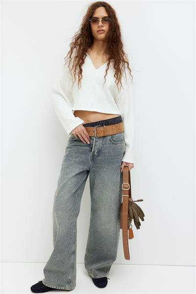 Джемпер большого размера с кабельным рисунком 1281601001