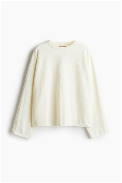 Джемпер из трикотажа букле 1268074002