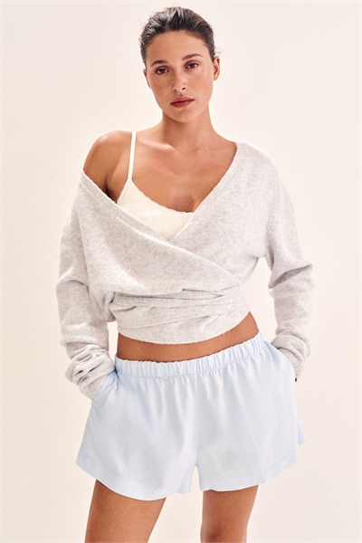 Шорты из льняной смеси 1282479001