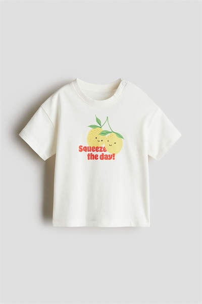 Футболка из принтованного хлопка 1282806010