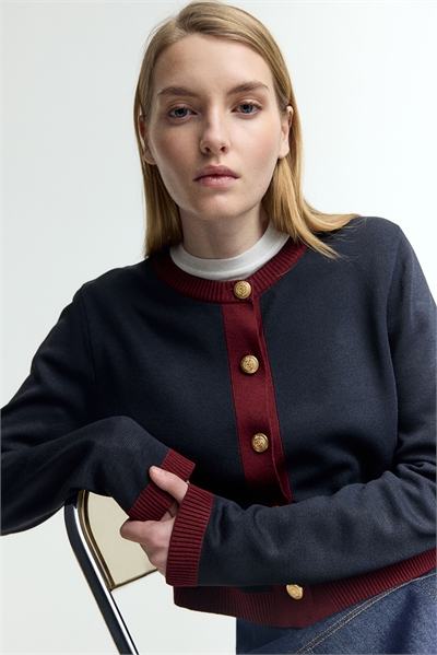 Кардиган из тонкой вязки 1263494007