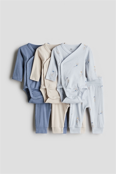 Комплект из 6 предметов: боди и брюки 1022957026