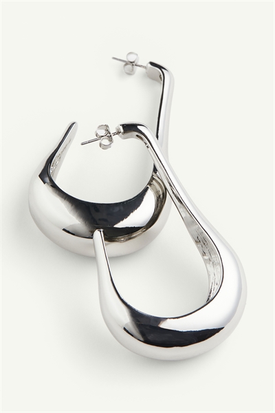 Длинные серьги-обручи 1230462002