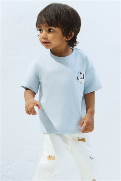 Футболка из принтованного хлопка 1280850002