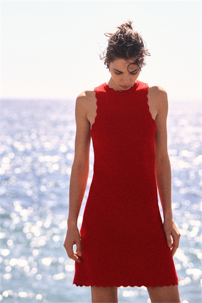 Мини-платье с гребешком 1282383003