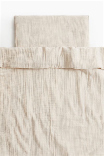 Комплект постельного белья для детской кроватки из муслина 1219010002