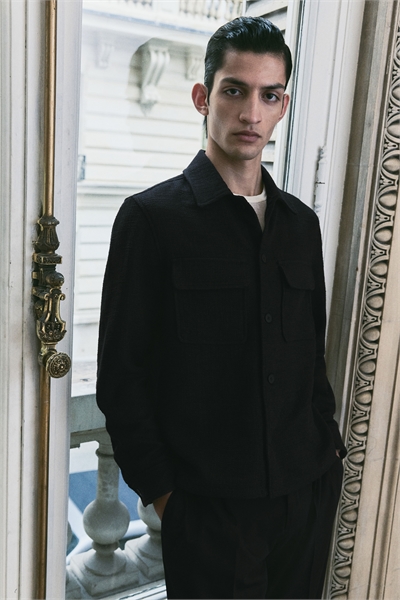 Рубашка с текстурным плетением Regular Fit 1262043001