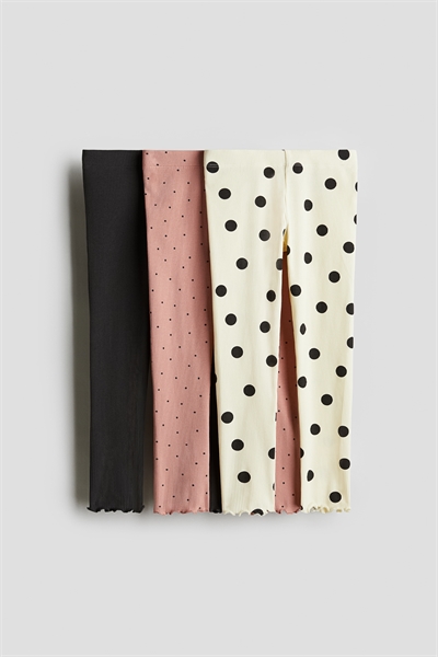 Леггинсы из ребристого хлопка 3 шт. 1247932005