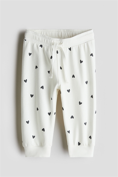 Хлопковые брюки-свитшоты 0874390046