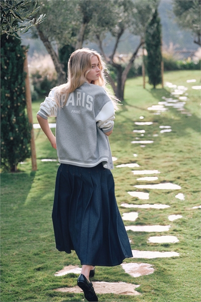 Бейсбольная куртка с узором 1276934002