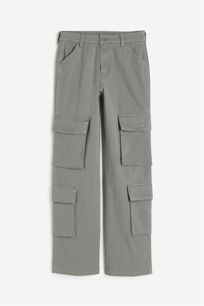 Брюки-карго из саржи 1203810004