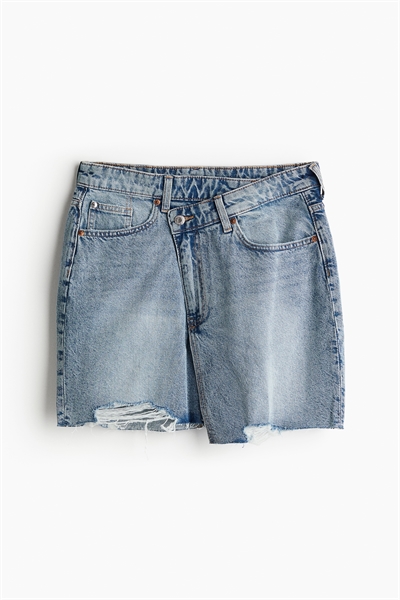 Джинсовая юбка с завышенной талией 1221328001