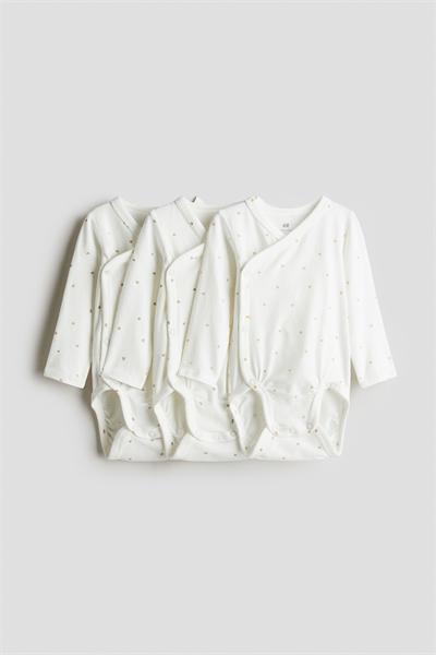 Комплект из 3 боди с накидкой 0694298109