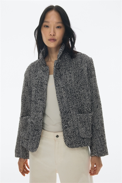 Жакет с жаккардовым плетением 1263195003