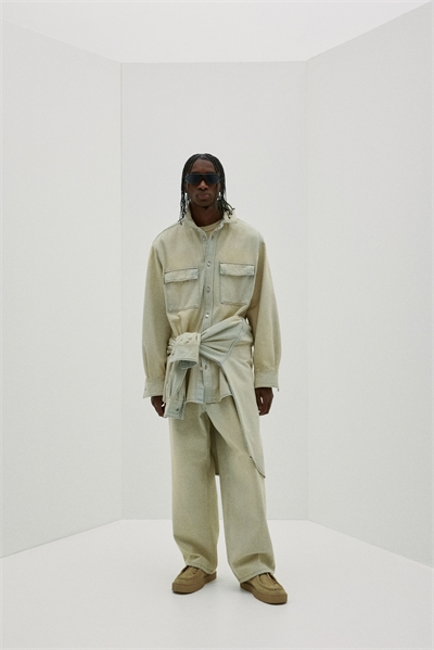 Джинсовая рубашка Oversized Fit 1265304001