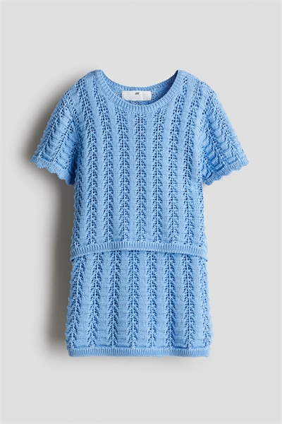 Комплект из 2 частей из пуантельевого трикотажа 1269485003