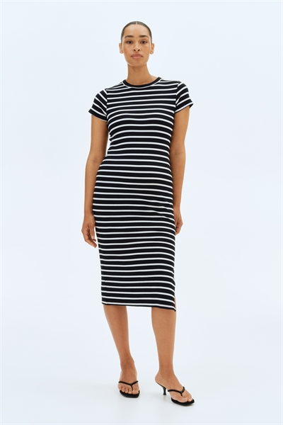 Платье-футболка с ребристой отделкой MAMA 1256331003