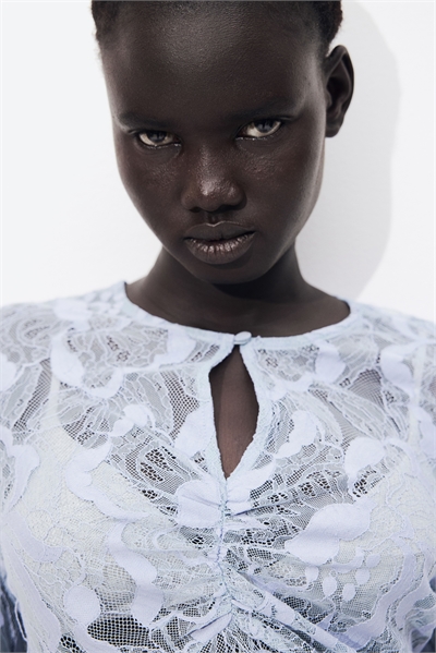 Кружевная блузка 1289508001